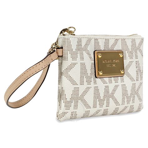 michael kors jet set large smartphone wristlet vanilla|bolso Michael Kors jet set.